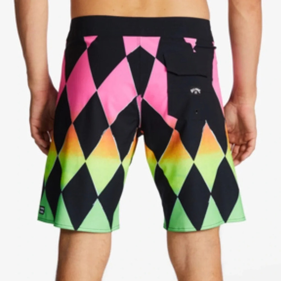 Billabong Sundays Airlite BoardShorts Neon Colors Size 36 NWT - Picture 2 of 11